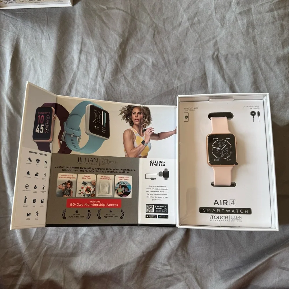 iTouch Wearables Air 4 Jillian Michaels Smartwatch - Brand New in box!